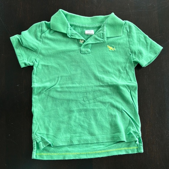 Crewcuts Green Polo Shirt with Classic Collar - Picture 1 of 2